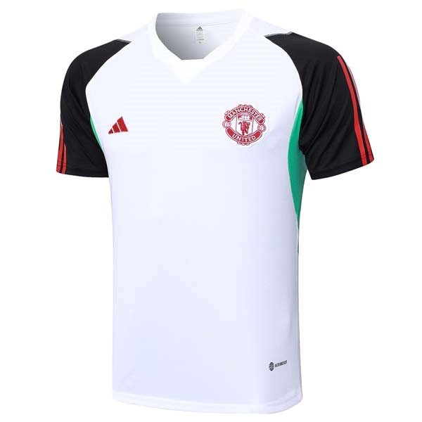 Camiseta Entrenamiento Manchester United 2023 2024 Blanco